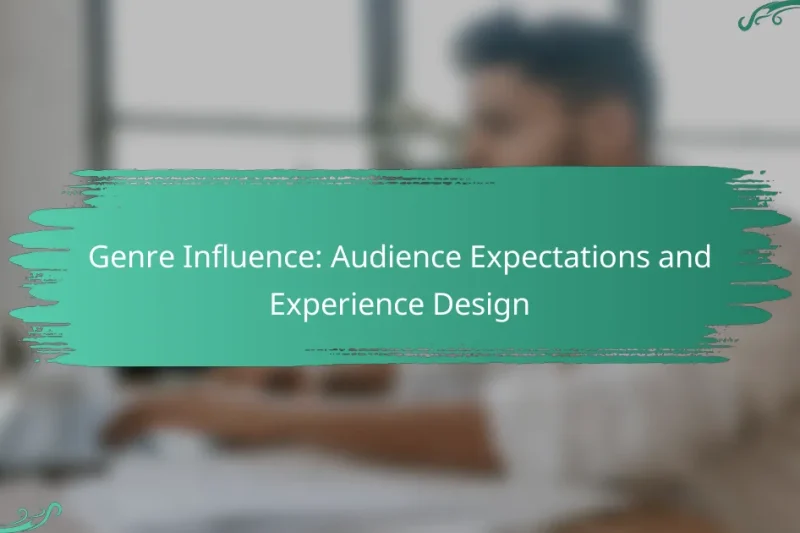 Genre Influence: Audience Expectations and Experience Design