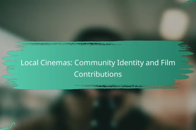 Local Cinemas: Community Identity and Film Contributions