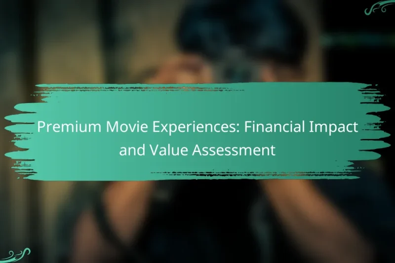 Premium Movie Experiences: Financial Impact and Value Assessment